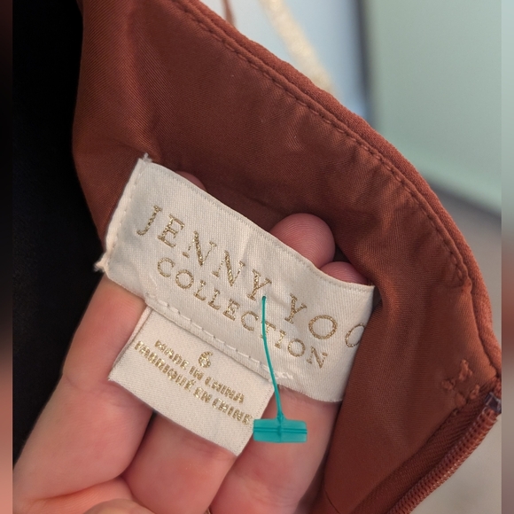 Jenny Yoo Shoshanna Mauve Copper Evening Gown - Picture 15 of 16